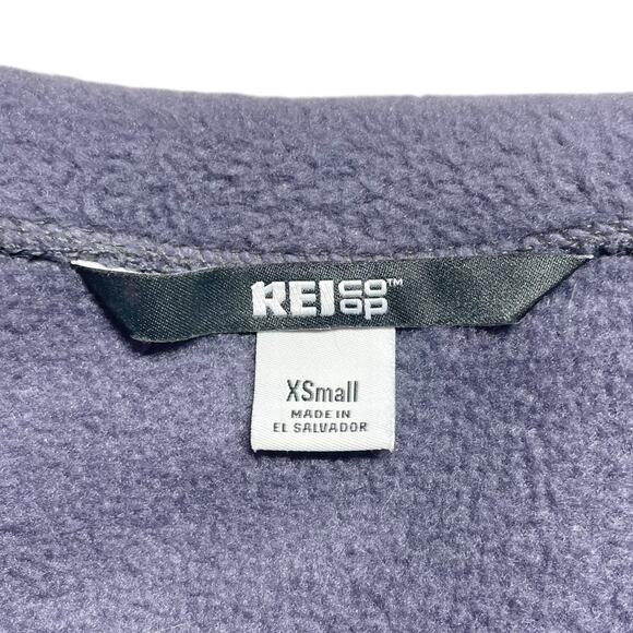 REI CO-OP Groundbreaker Plush Fleece Full-Zip Jacket in Dusky Purple Size XS - Picture 7 of 8
